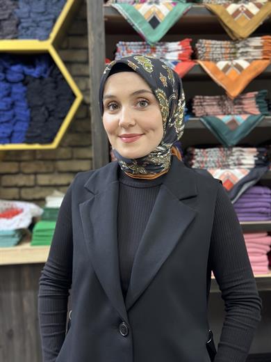 Vintage Desen Soft Eşarp 4