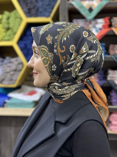 Vintage Desen Soft Eşarp 4