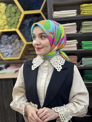 Vip Soft Çok Renkli Eşarp 3