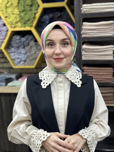 Vip Soft Çok Renkli Eşarp 9