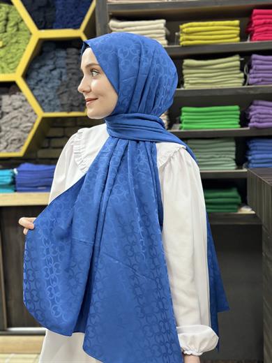 Yeni Jakar Şal İndigo