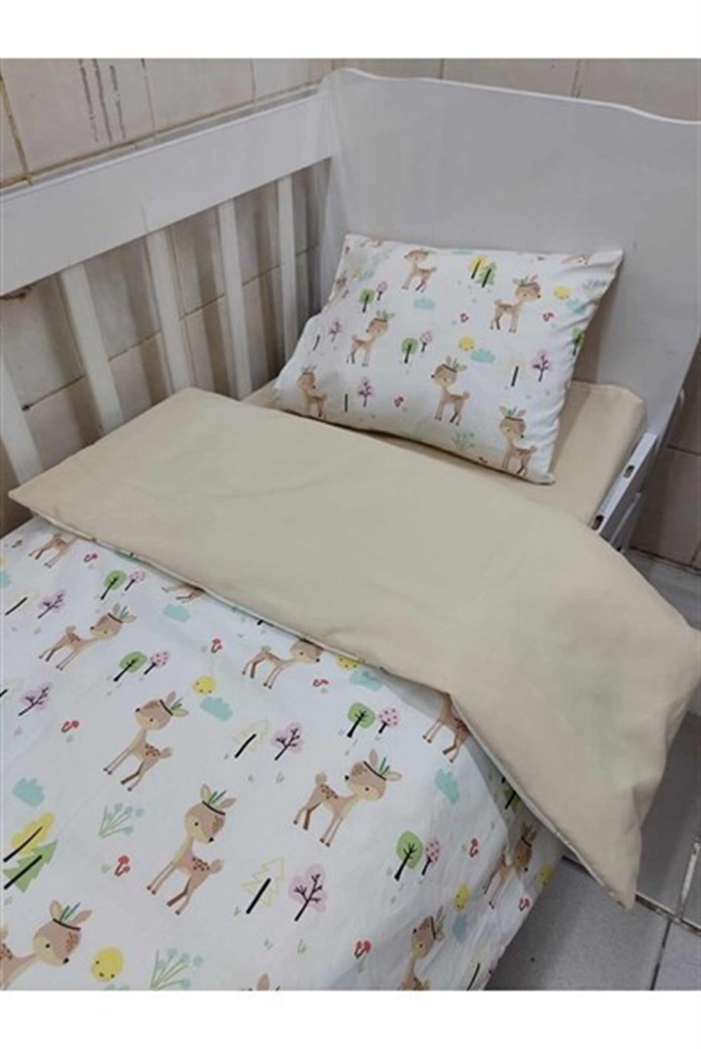 Bebek Özel Tek Kişilik Nevresim Takımı Pamuklu Çocuk Genç Tek Kişilik Nevresim Takımı