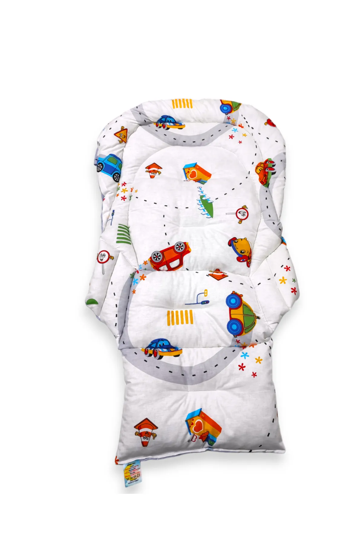 Bebek Özel Joie xl Chicco için Mama Sandalyesi Minderi (kemer geçme delikleri yoktur) Trafik Desen