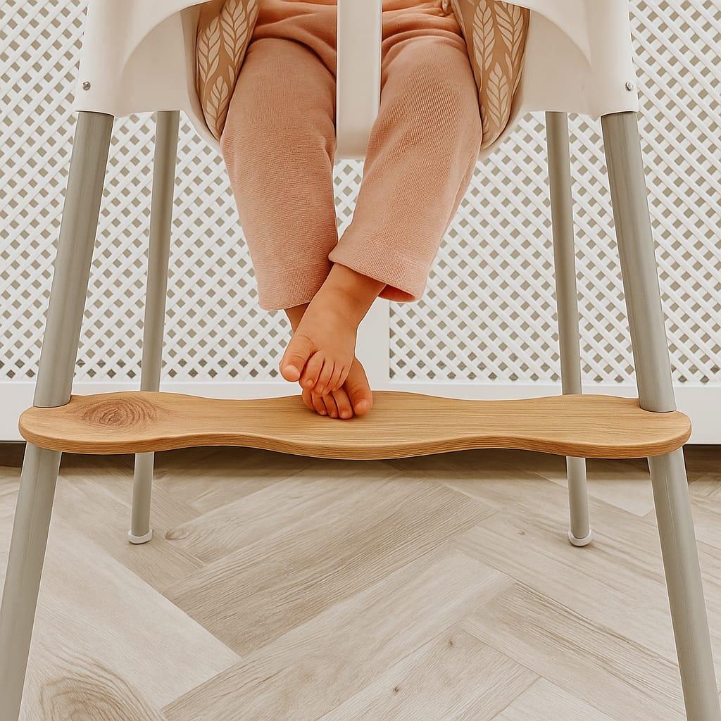 Bebek Özel Mama Sandalyesi Ayak Koyma Desteği - Ikea, E Bebek Baby Plus Star, Faros Orzo Uyumlu