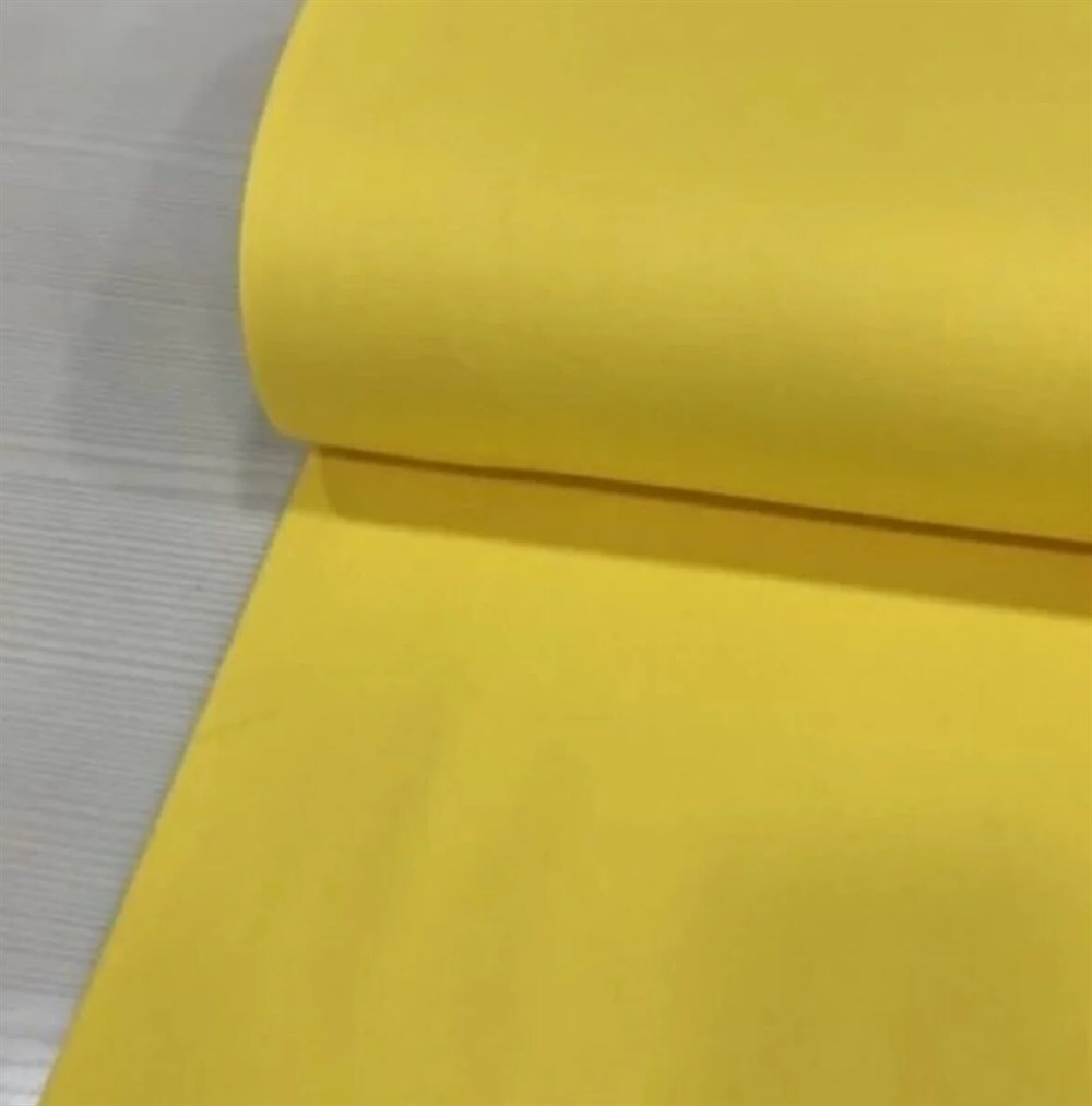 Bebek Özel Pamuklu Kumaş Sarı 240 Cm Eninde