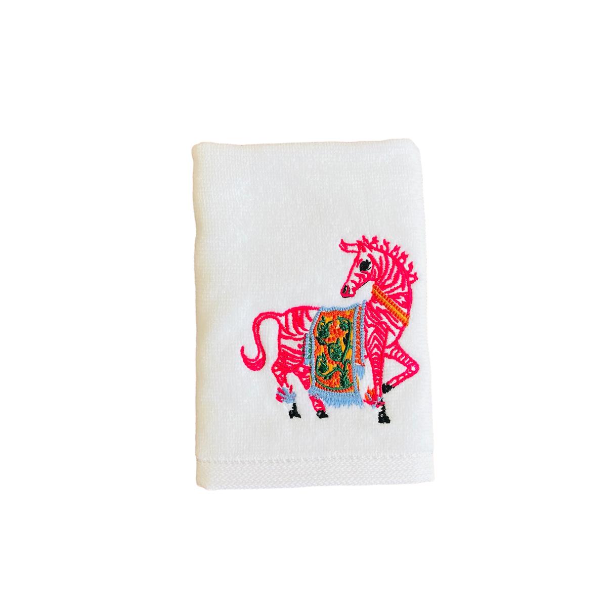 Animal Serisi Pembe Zebra Desenli El Havlusu ( 1 Adet )