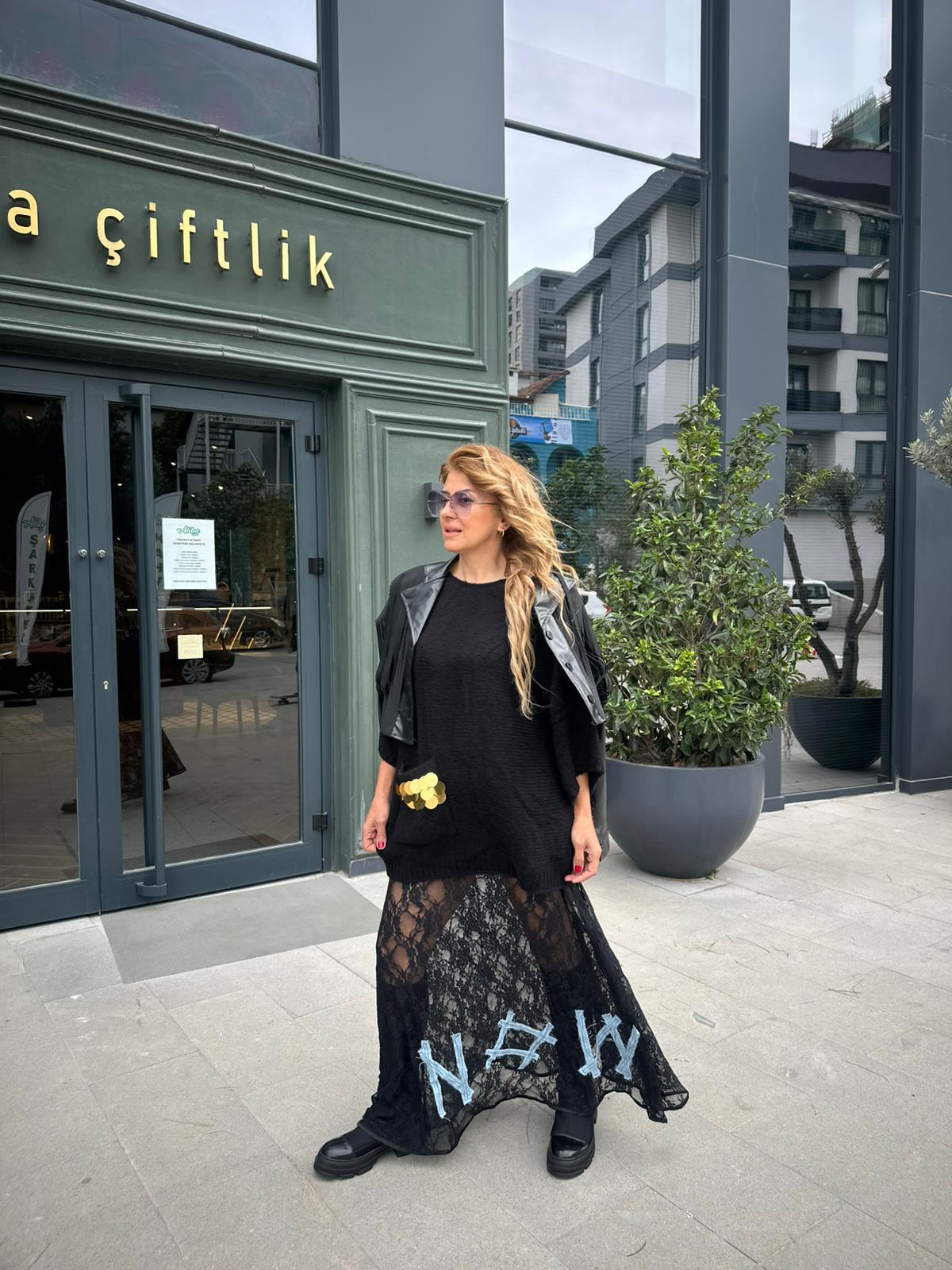 BBA COLL İÇ BOXERLI DANTEL ETEK