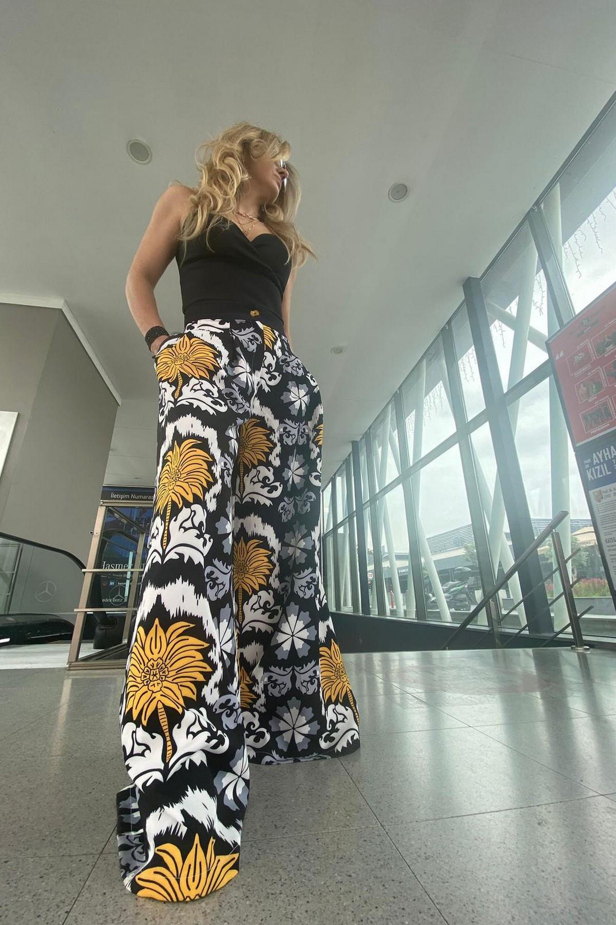 Elegant Flower Pantolon