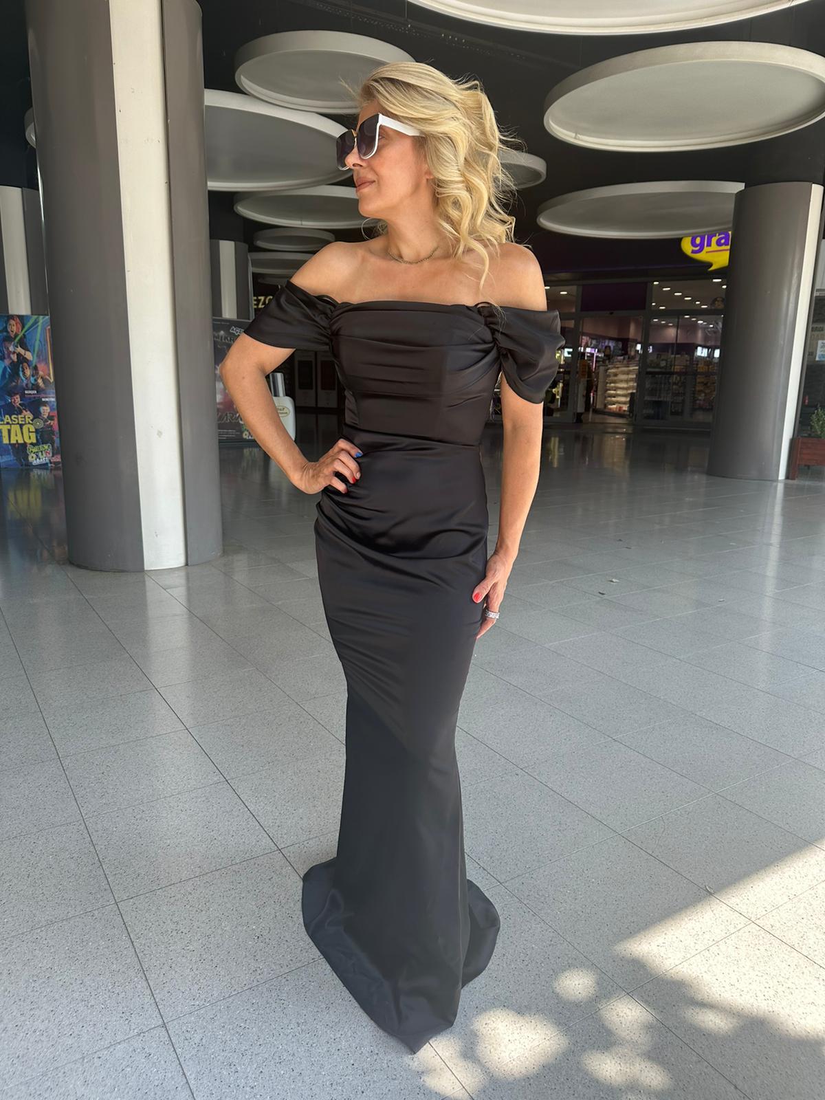 Exp24 Full Licra Elbise Siyah