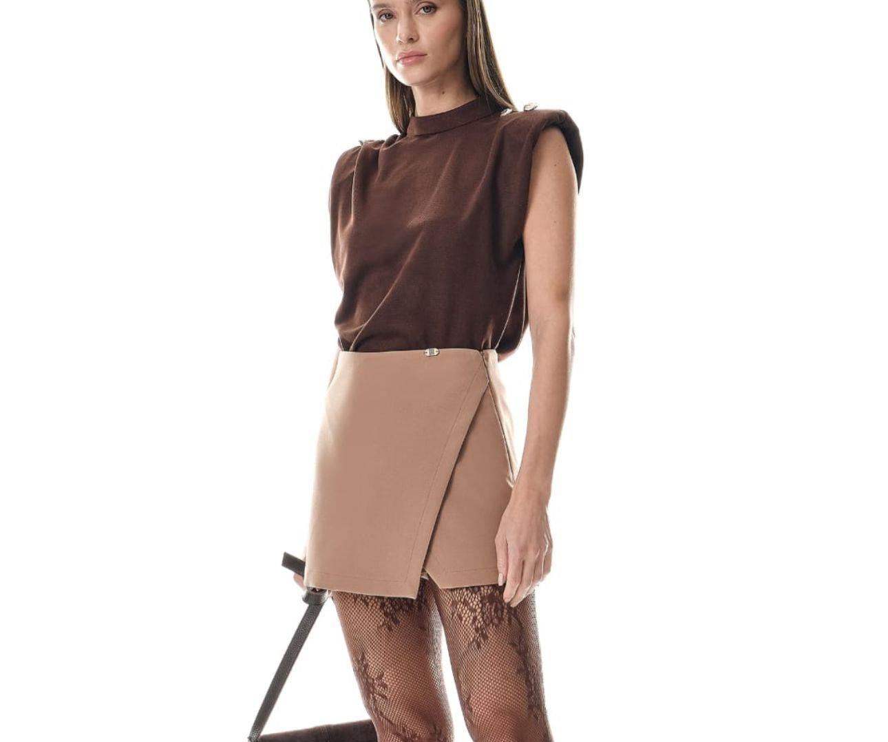 Explosion omuz detay bluz 18759