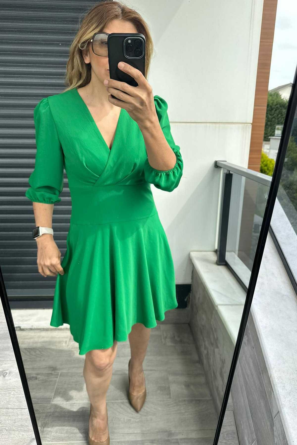 Kloş Açılım Elbise