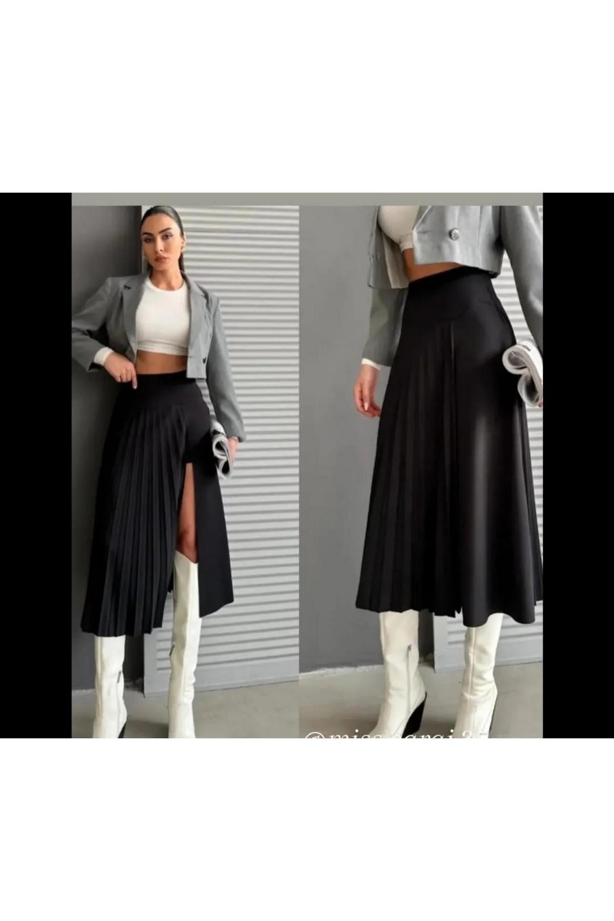 ModaMy Plise Etek Şort