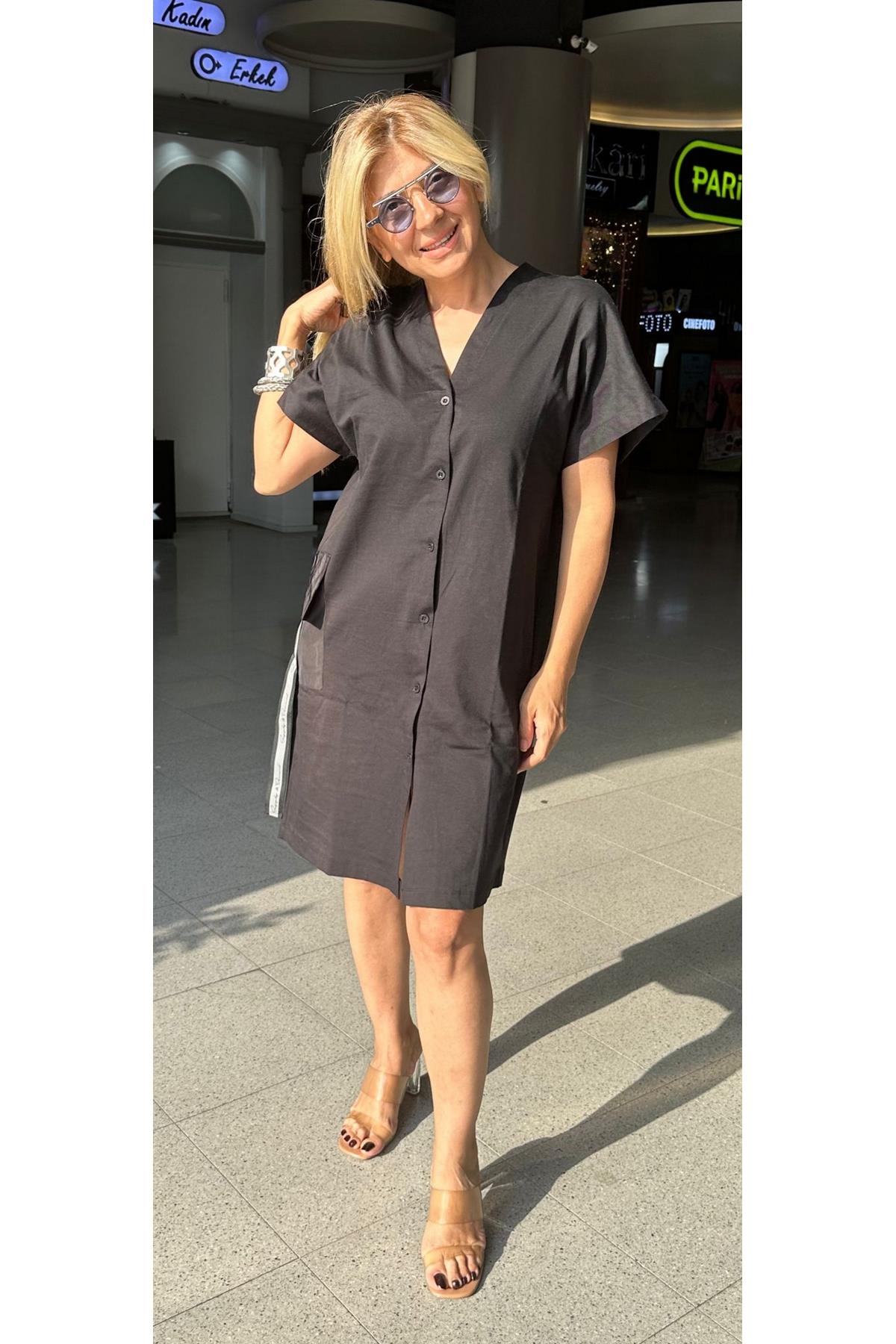 SHE Sırt Detay Elbise