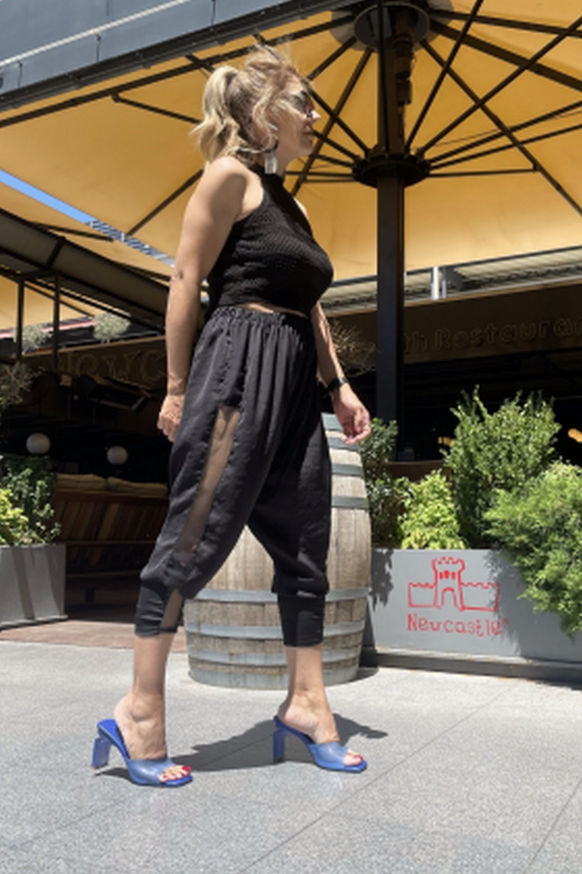 Şifon Şalvar Pantalon