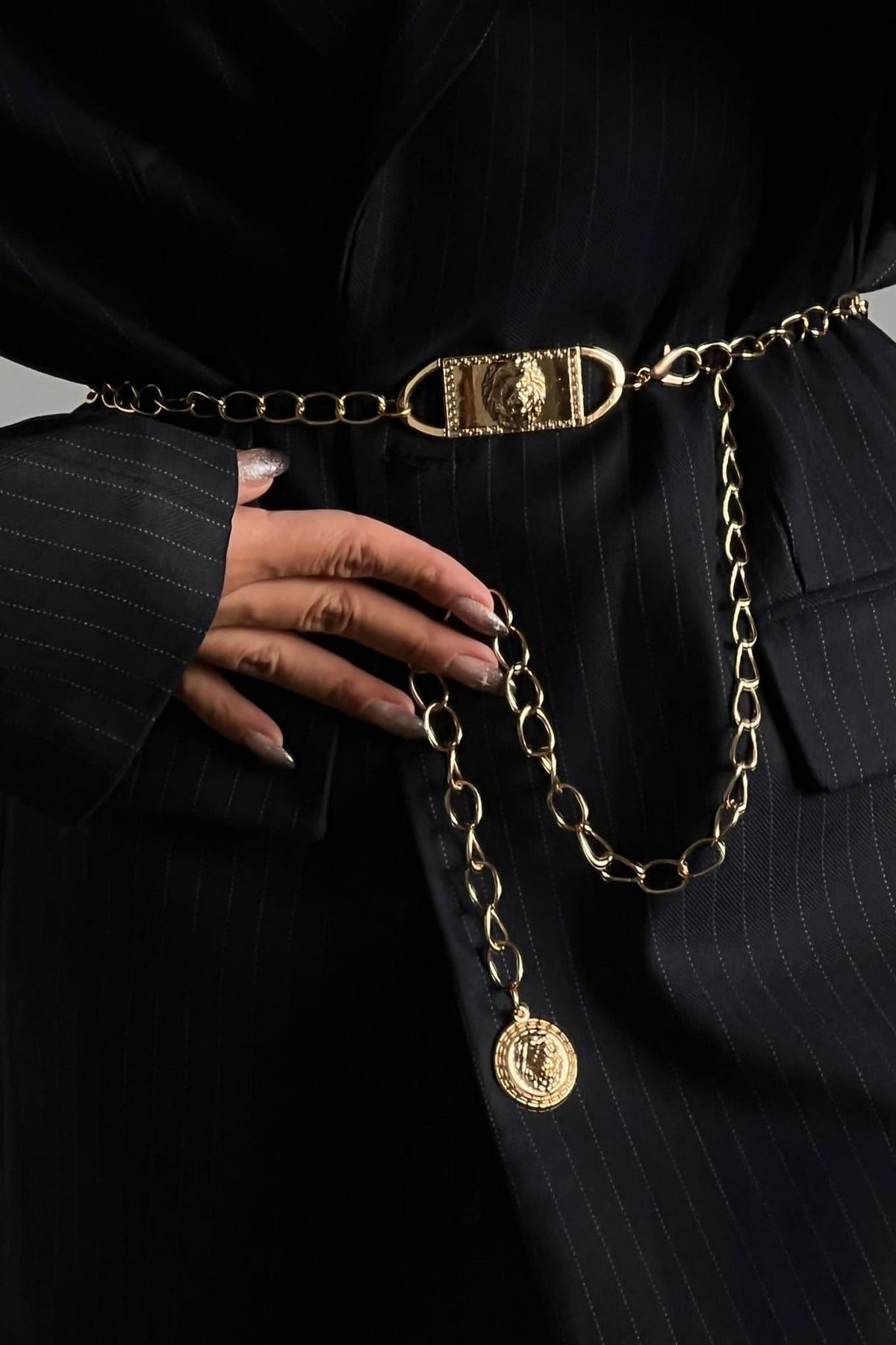 Versace Arma Zincir Gold Kemer