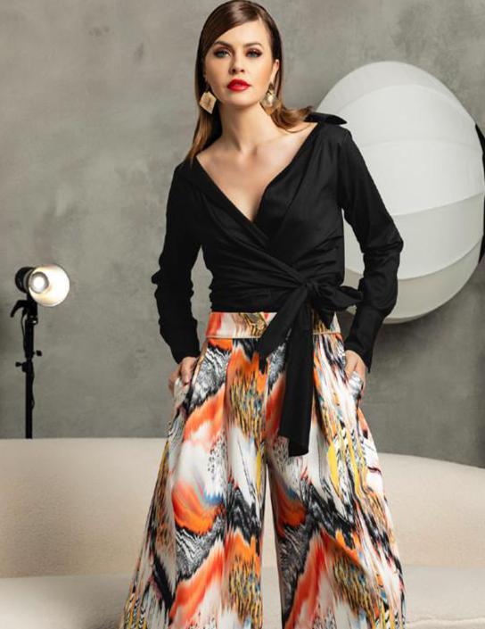 Bağlama Detay Tasarım Gömlek