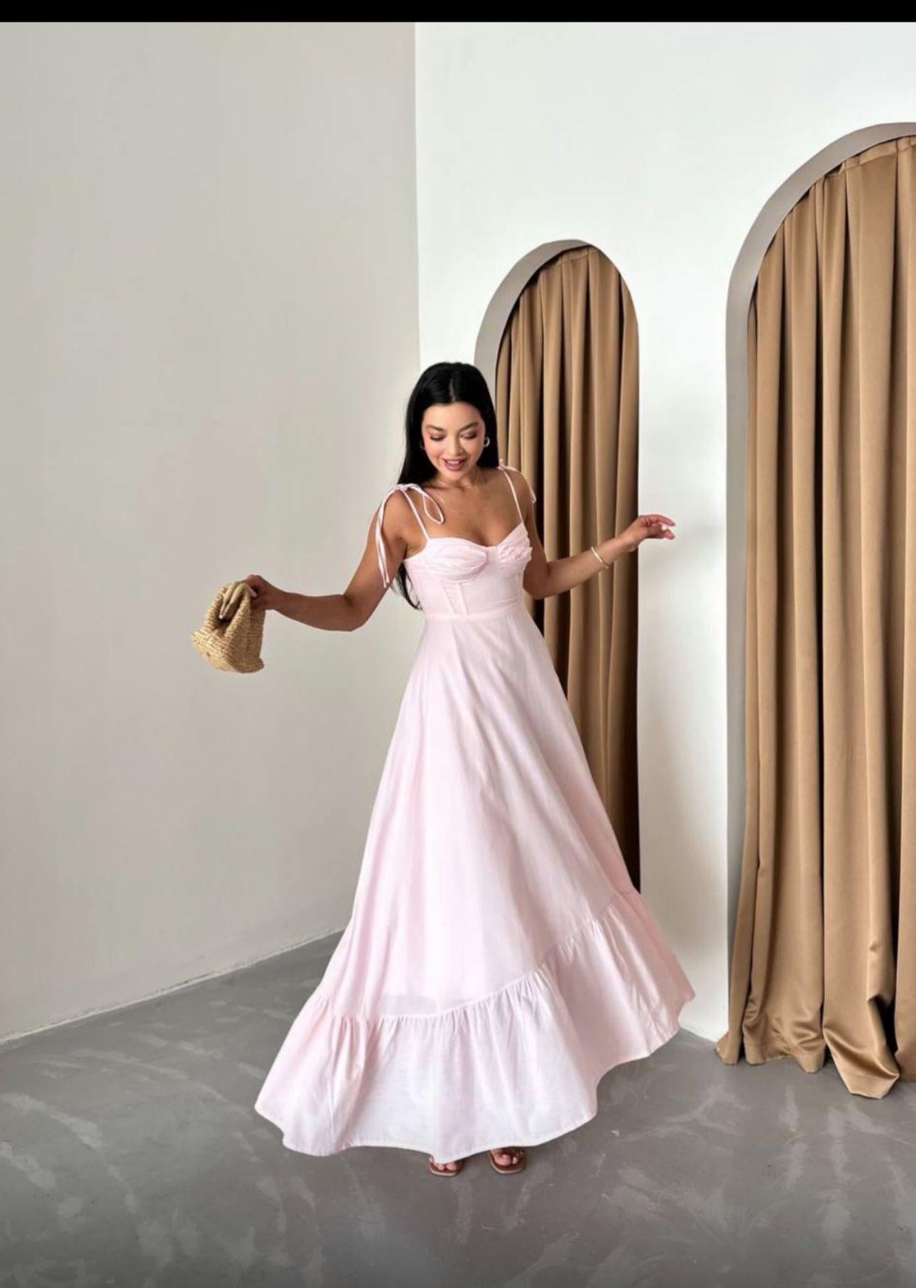 BB COLLECTİON YAN PENCERELİ LİCRA ELBİSE PEMBE