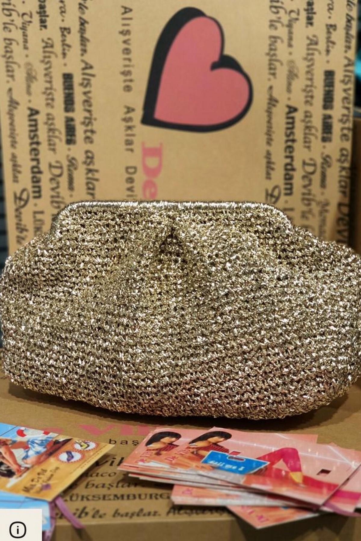 Clutch Gold Bag