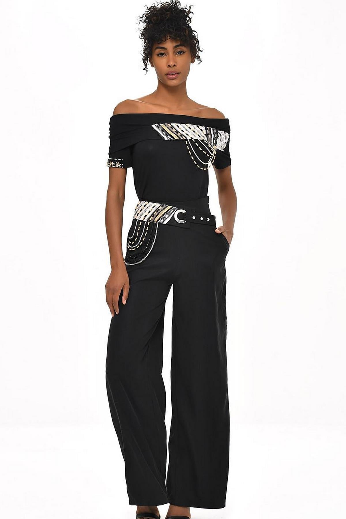 DQ Tasarım Dokuma Pantolon