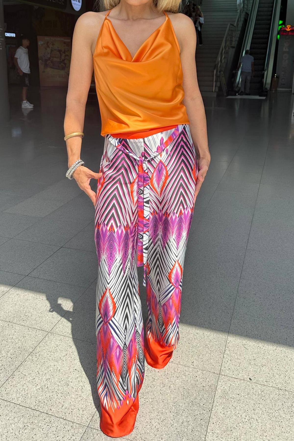 Exp Desenli Pantolon