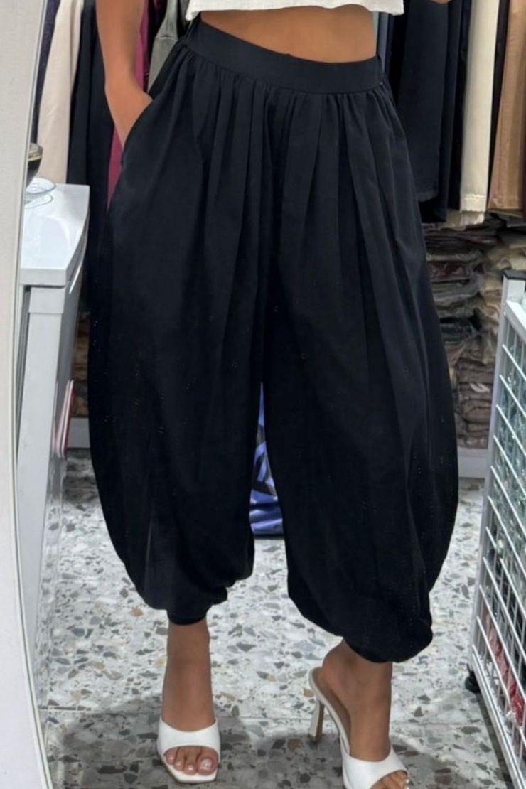 Heavşalvar Pantolon Siyah