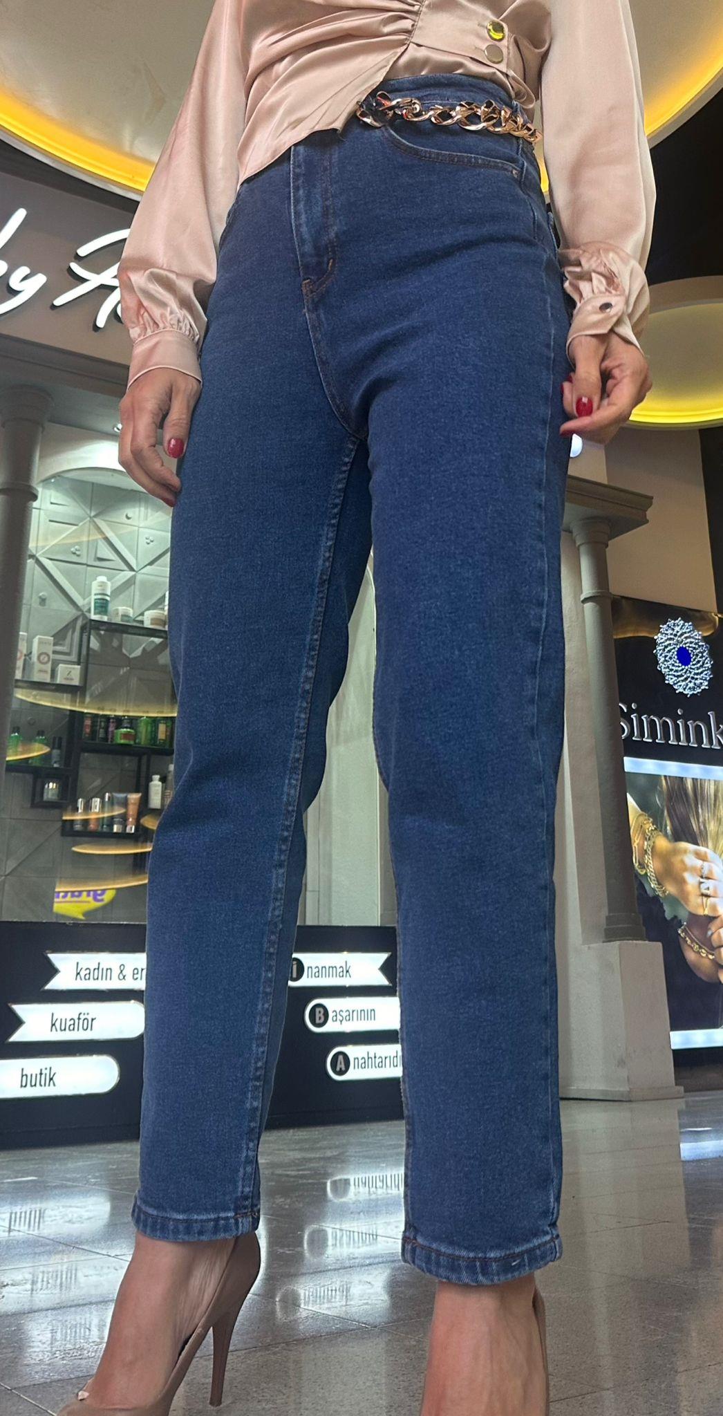 İs24K2276 Mom Jean Gold Detaylı