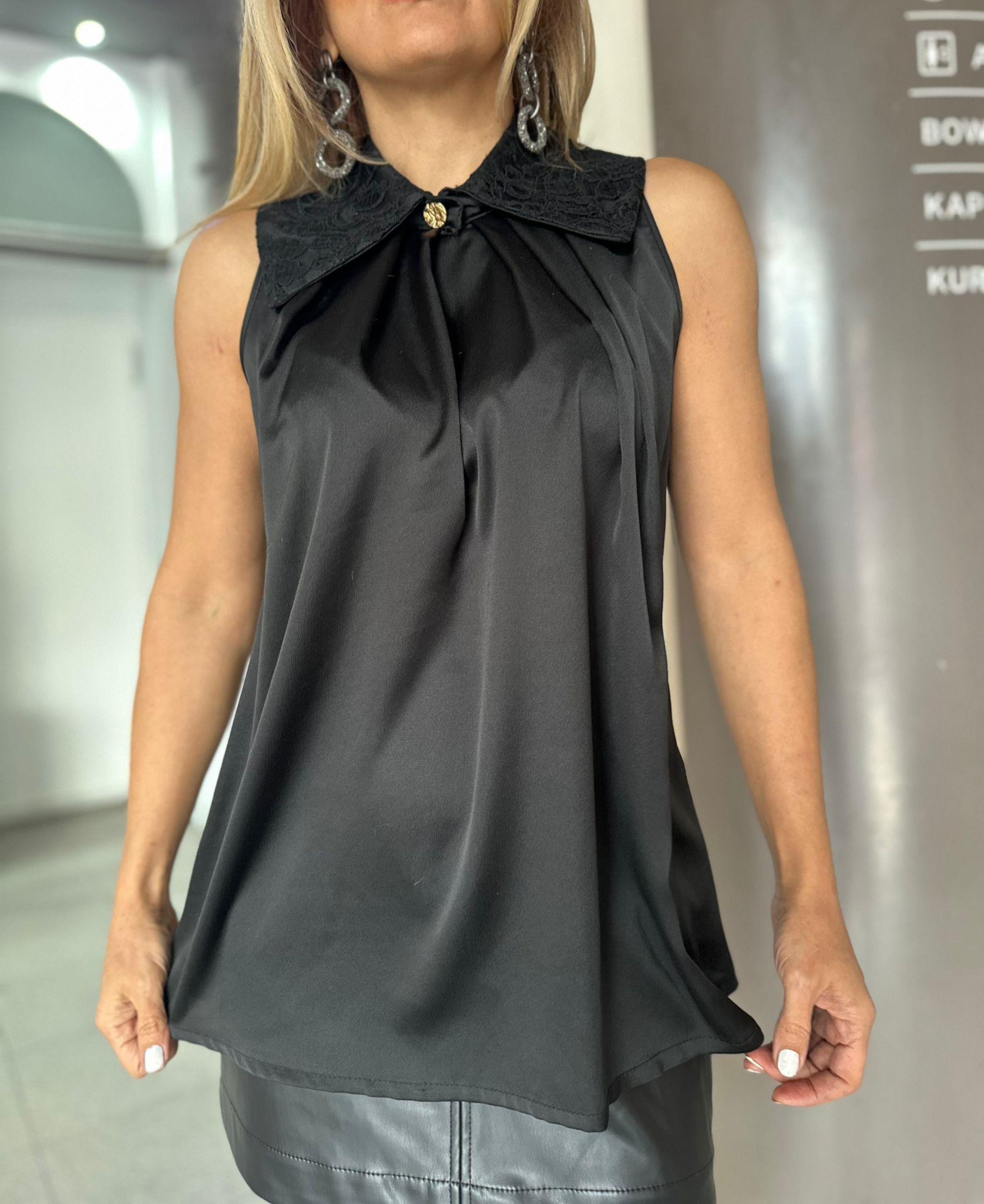 İs24Y7269 İmza Yaka Detay Bluz