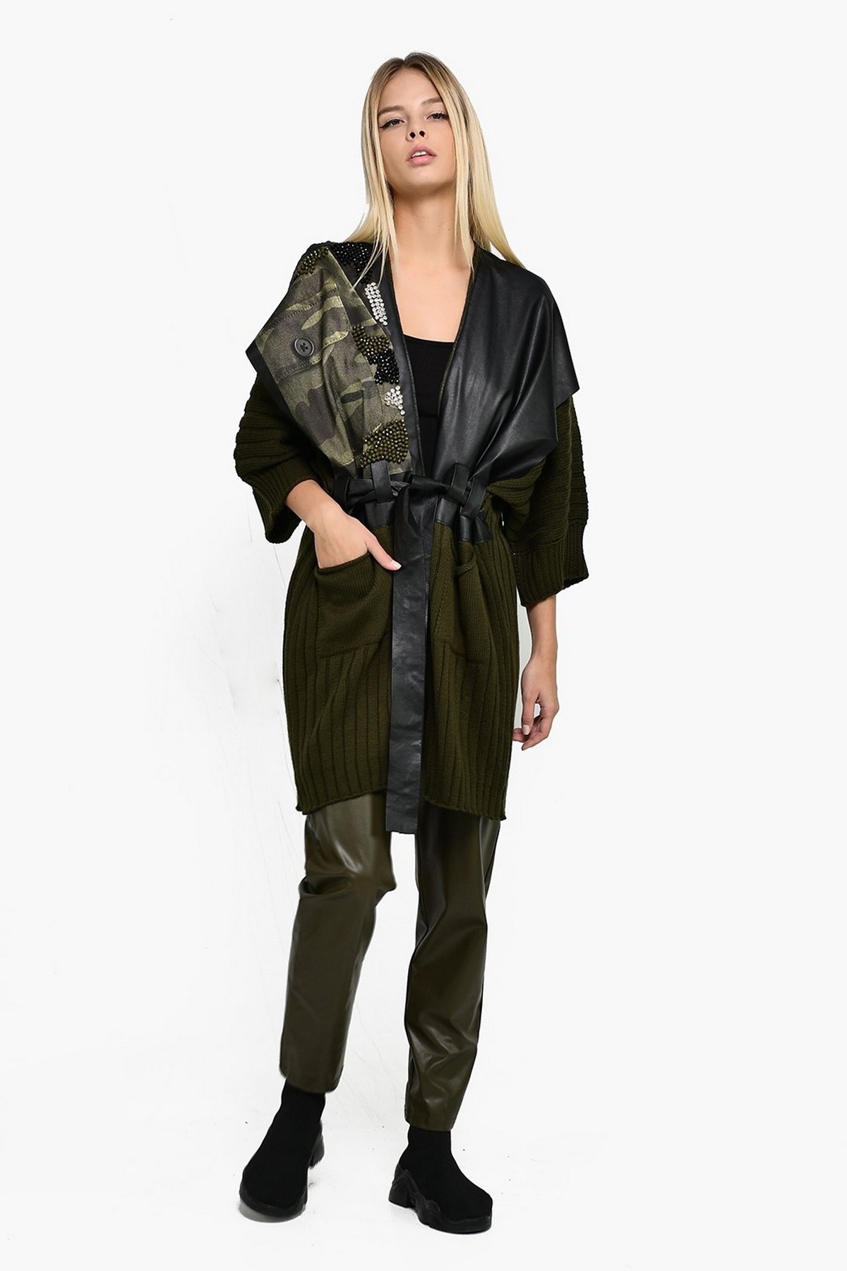 Kamuflaj Hırka Haki