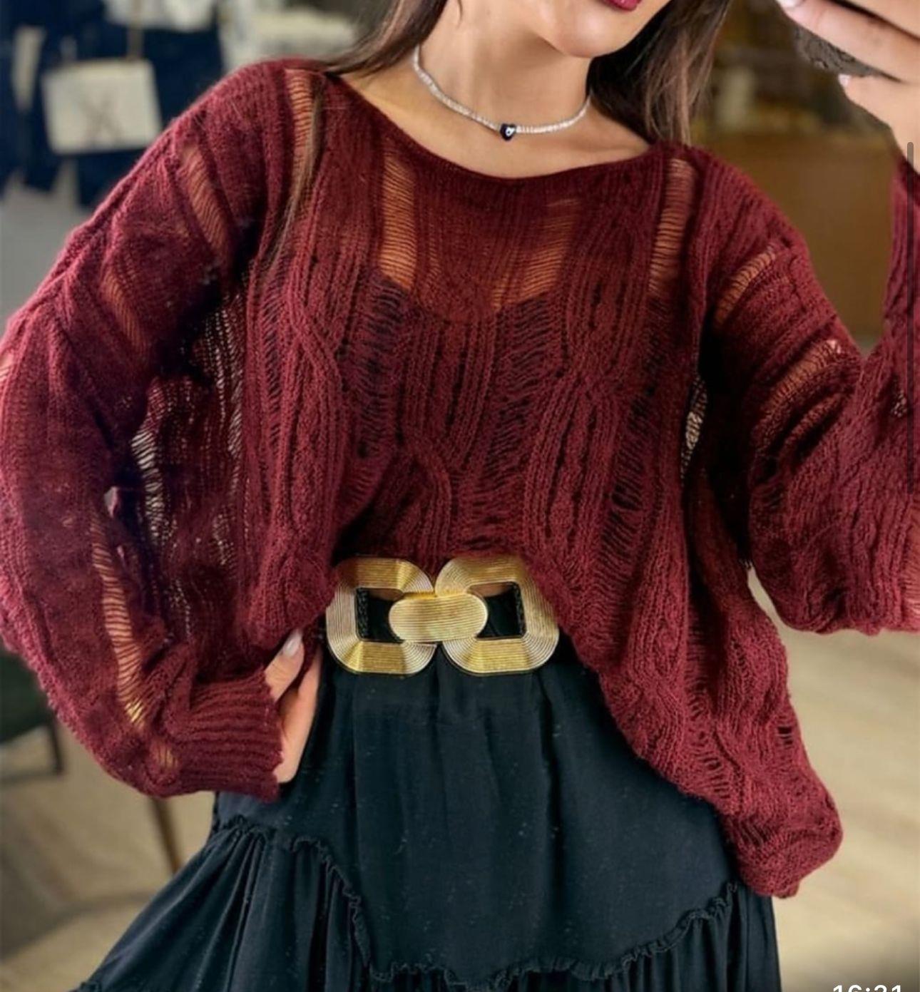 Mmay Triko bordo merserize