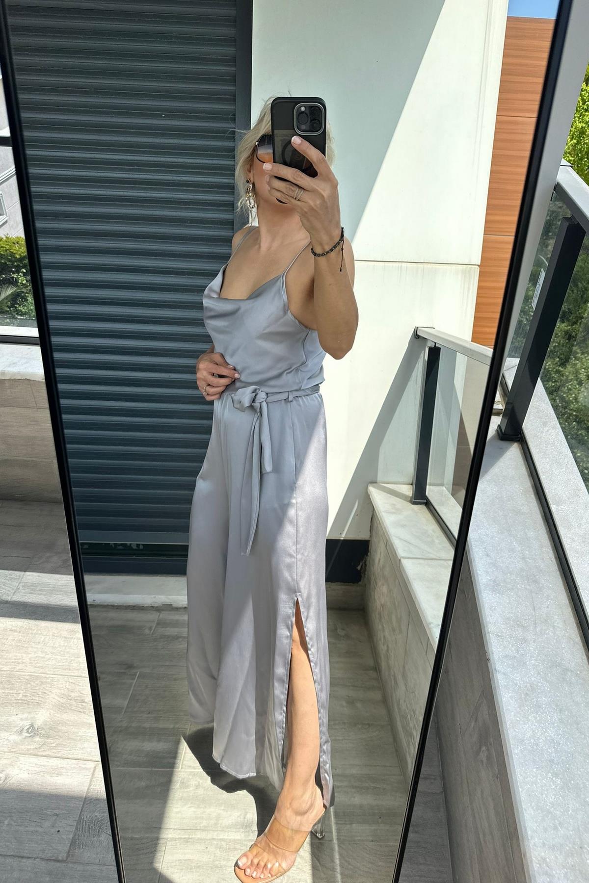 Saten Tulum Bel Lastik Detaylı