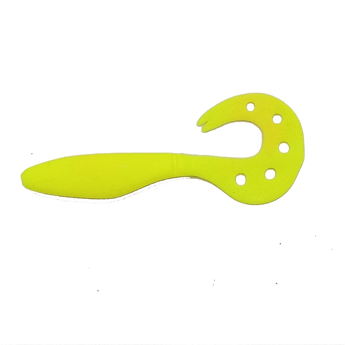 10 cm Sarı Orak Kuyruk Silikon Balık