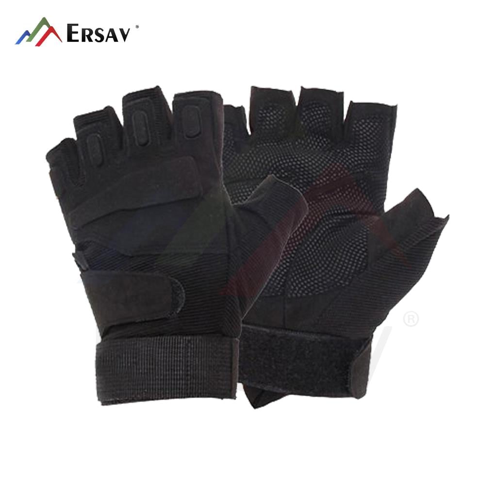 BlackHawk Tactical Siyah Kısa Parmak Eldiven XL