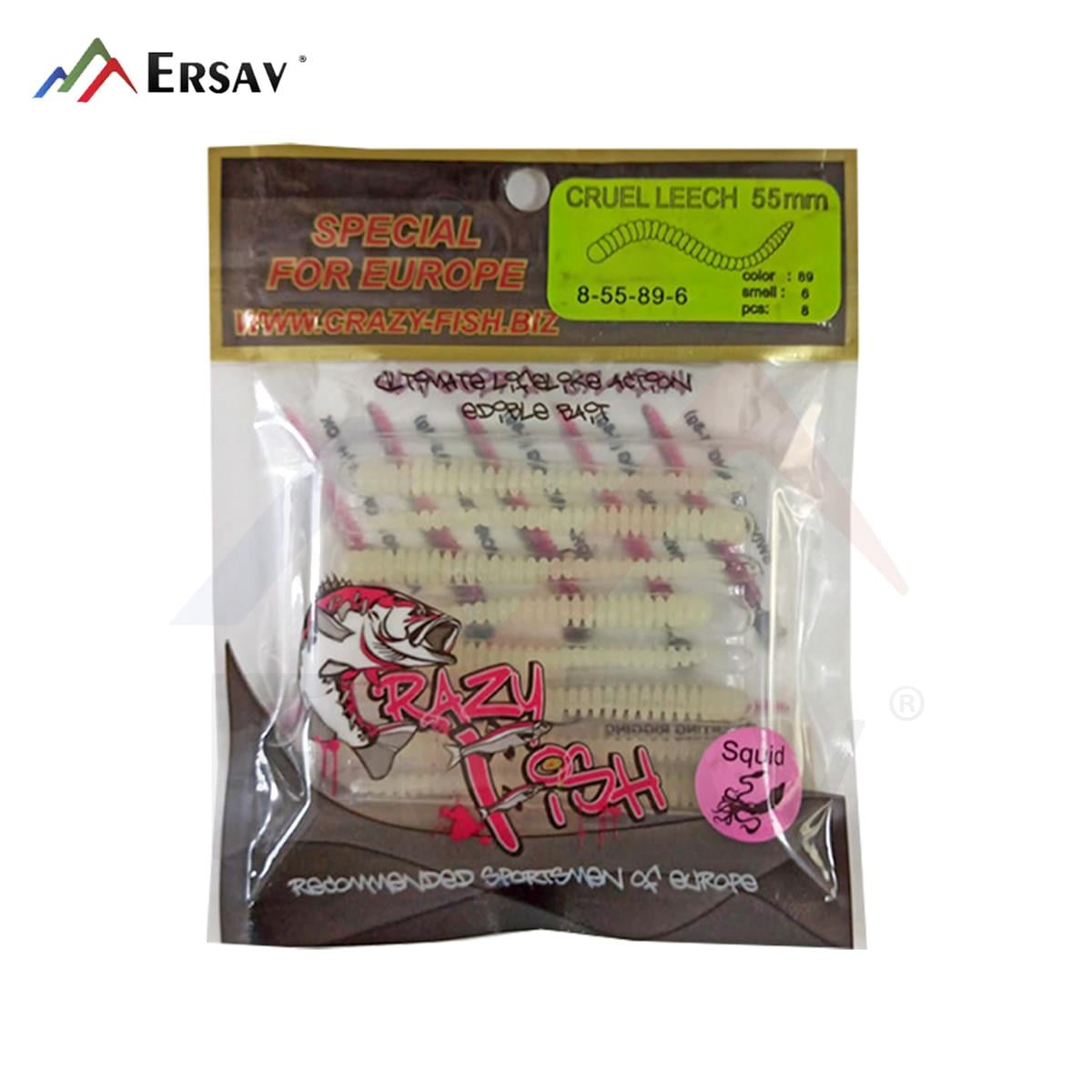 Crazy Fish Cruel Leech 2 55 mm Silikon Yem C:89