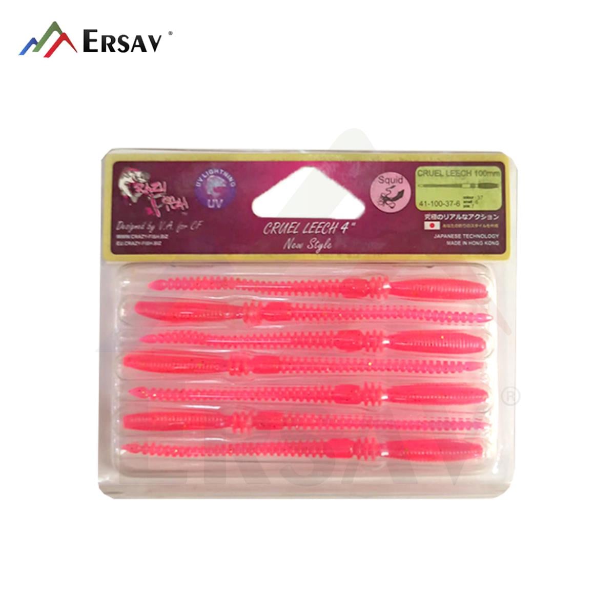 Crazy Fish Cruel Leech 4 100 mm Silikon Yem C:37