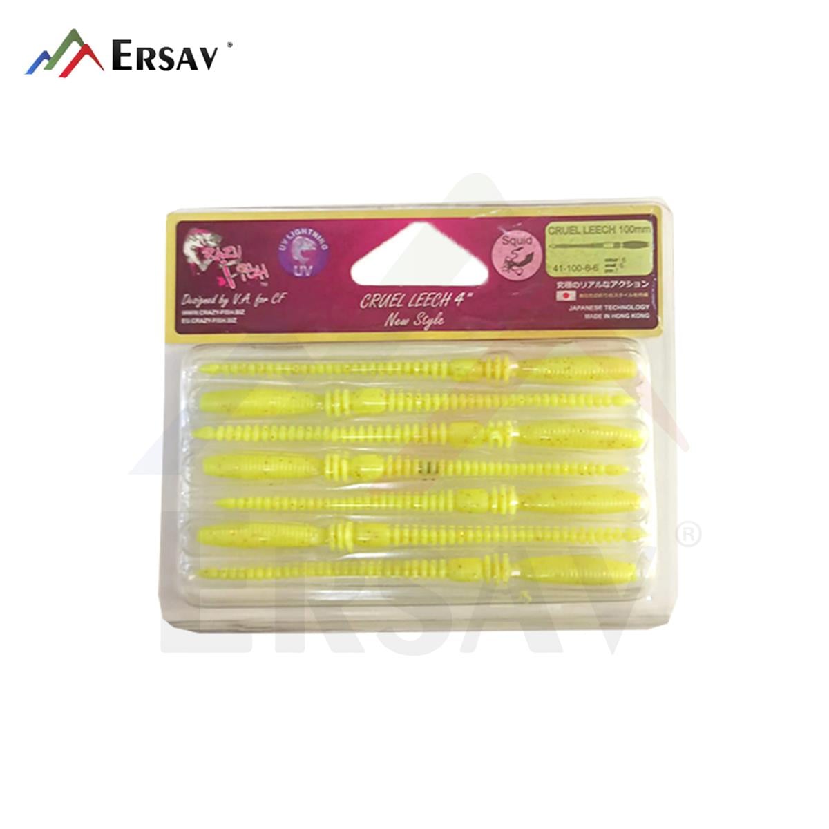 Crazy Fish Cruel Leech 4 100 mm Silikon Yem C:06