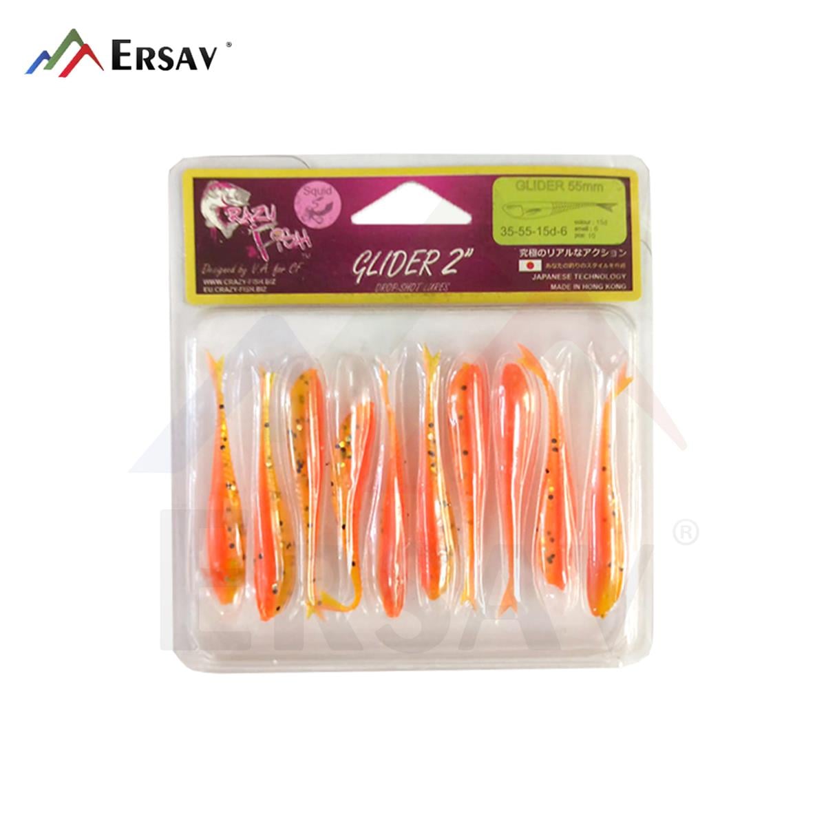 Crazy Fish Glider 2 55 mm Floating Yem C:15D