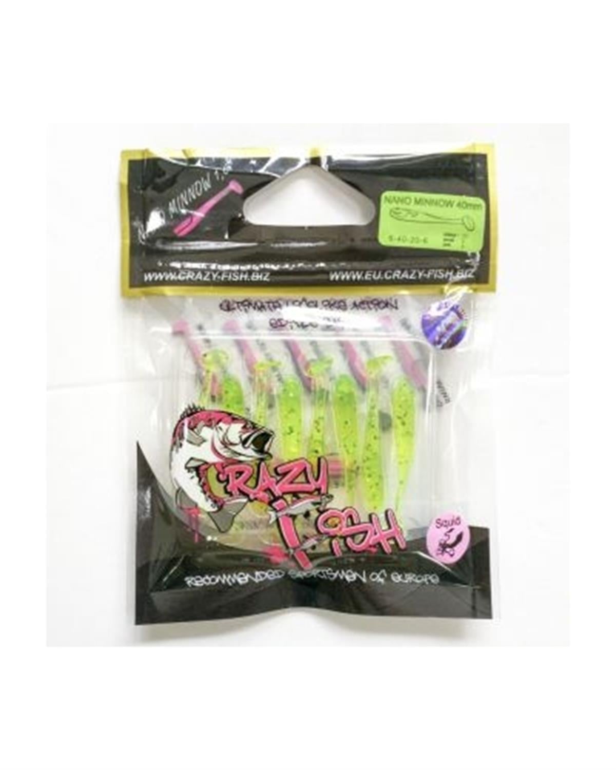 Crazy Fish Nano Minnow 1.6 40 mm Silikon Yem C:20