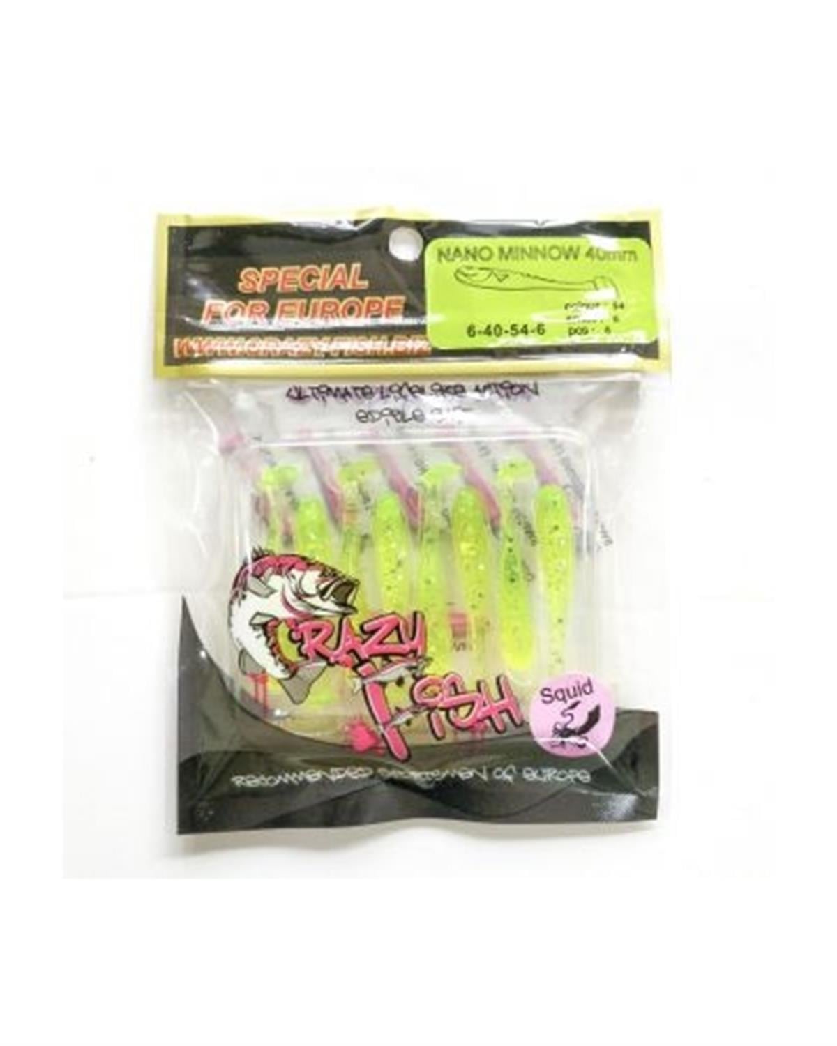 Crazy Fish Nano Minnow 1.6 40 mm Silikon Yem C:54
