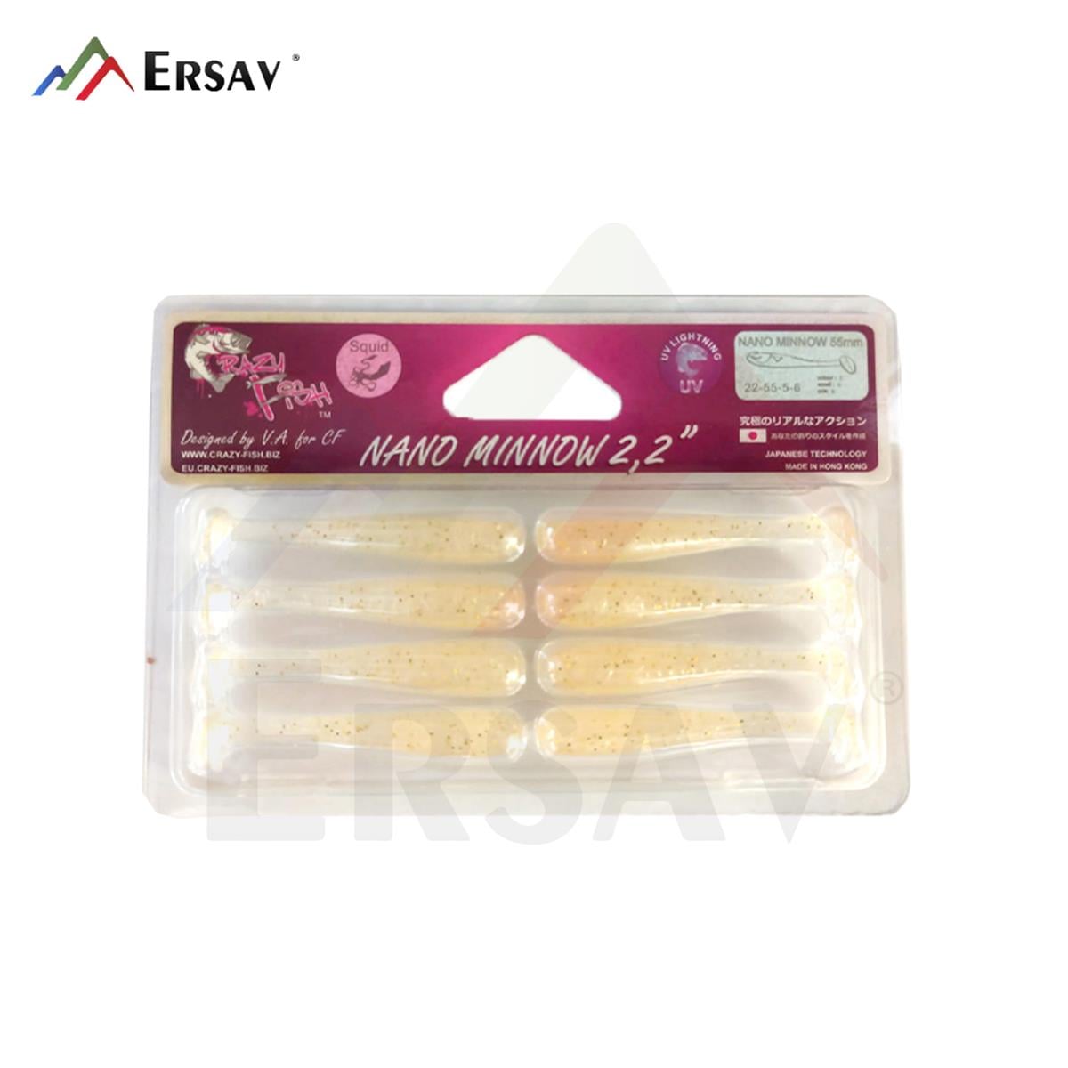 Crazy Fish Nano Minnow 2.2 55 mm Silikon Yem C:05