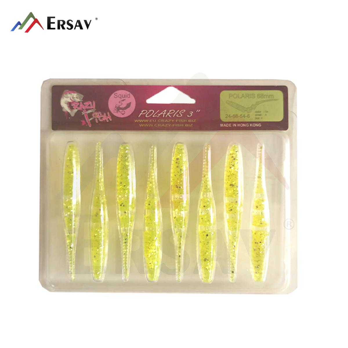 Crazy Fish Polaris 3 68 mm Silikon Yem C:54