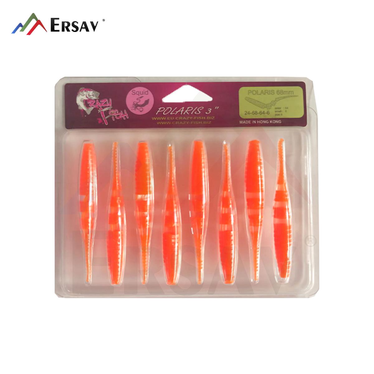 Crazy Fish Polaris 3 68 mm Silikon Yem C:64