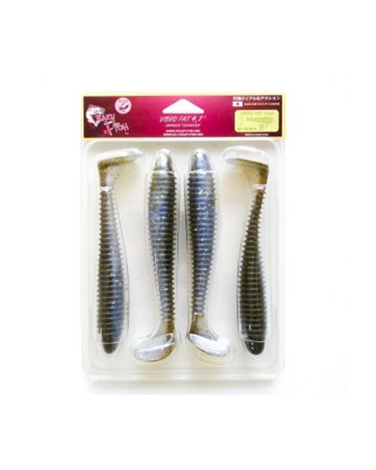 Crazy Fish Vibro Fat 4.7 120 mm Sahte Yem C:3D