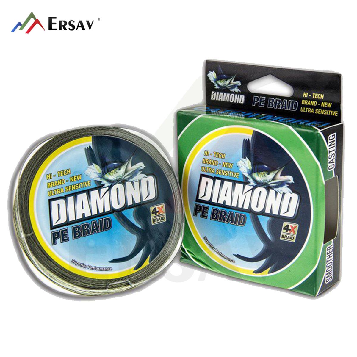 Diamond Pe 4x Braid İp Misina 0.12 mm 7.00 lbs 100 mt