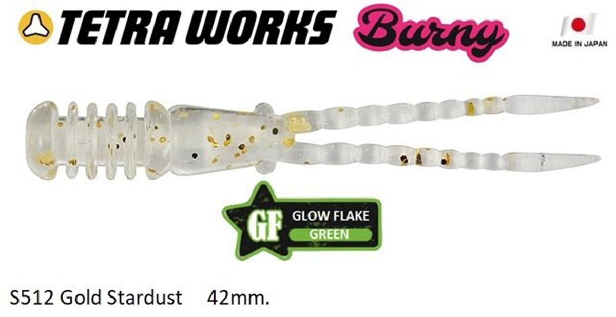Duo Tetra Works Burny 42 mm Silikon Yem S512 Gold Stardust