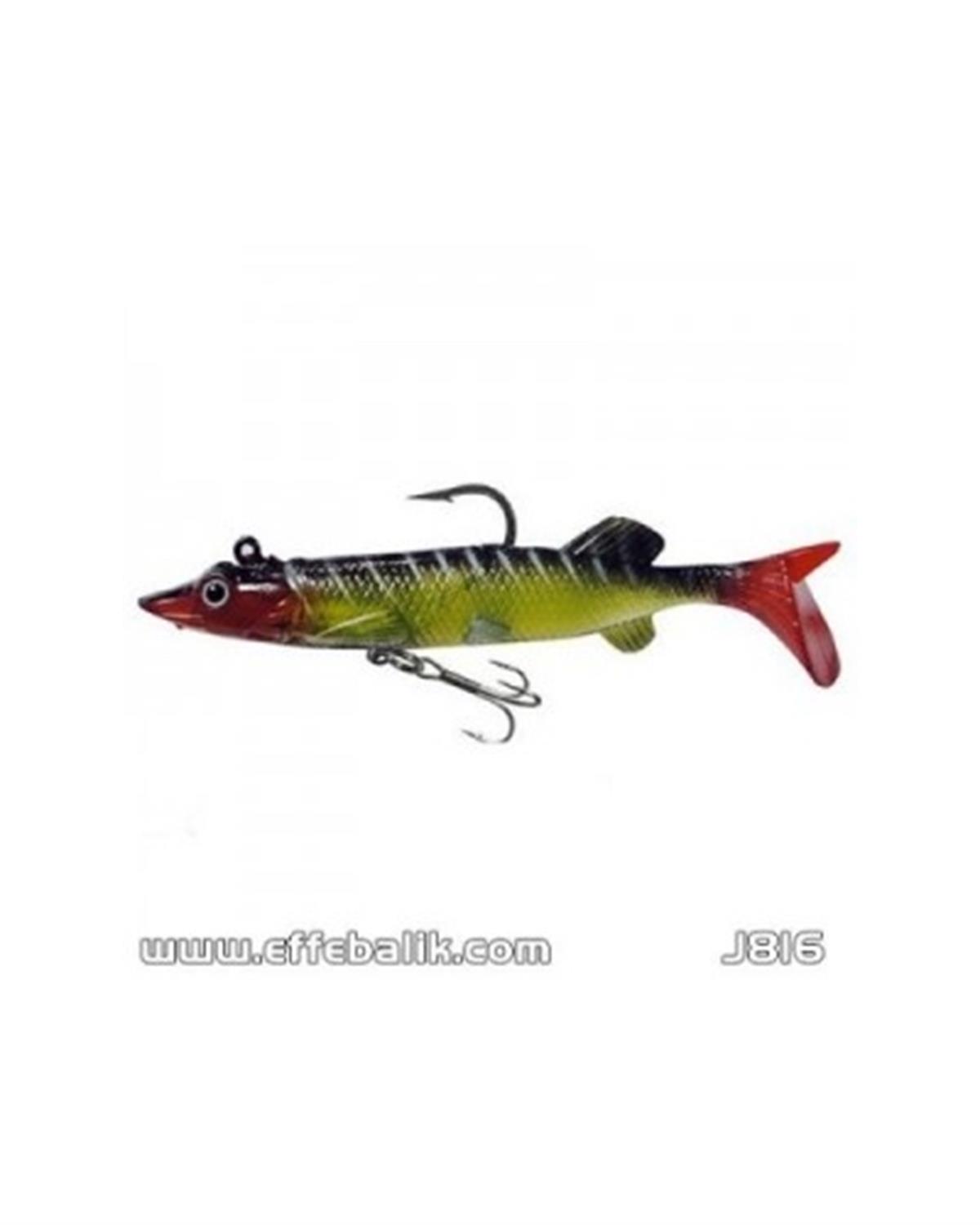 Effe Sasi İki İğne LW009 10 cm 2 Li Silikon Balık C:J816