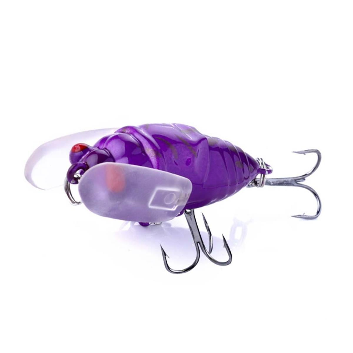 Ersav 5.5 cm 6.3 gr Mor Çift İğneli Böcek