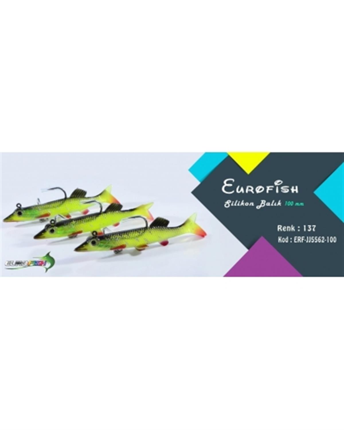 Eurofish JJ5562 Silikon 100 mm C:137   Adet Fiyatıdır