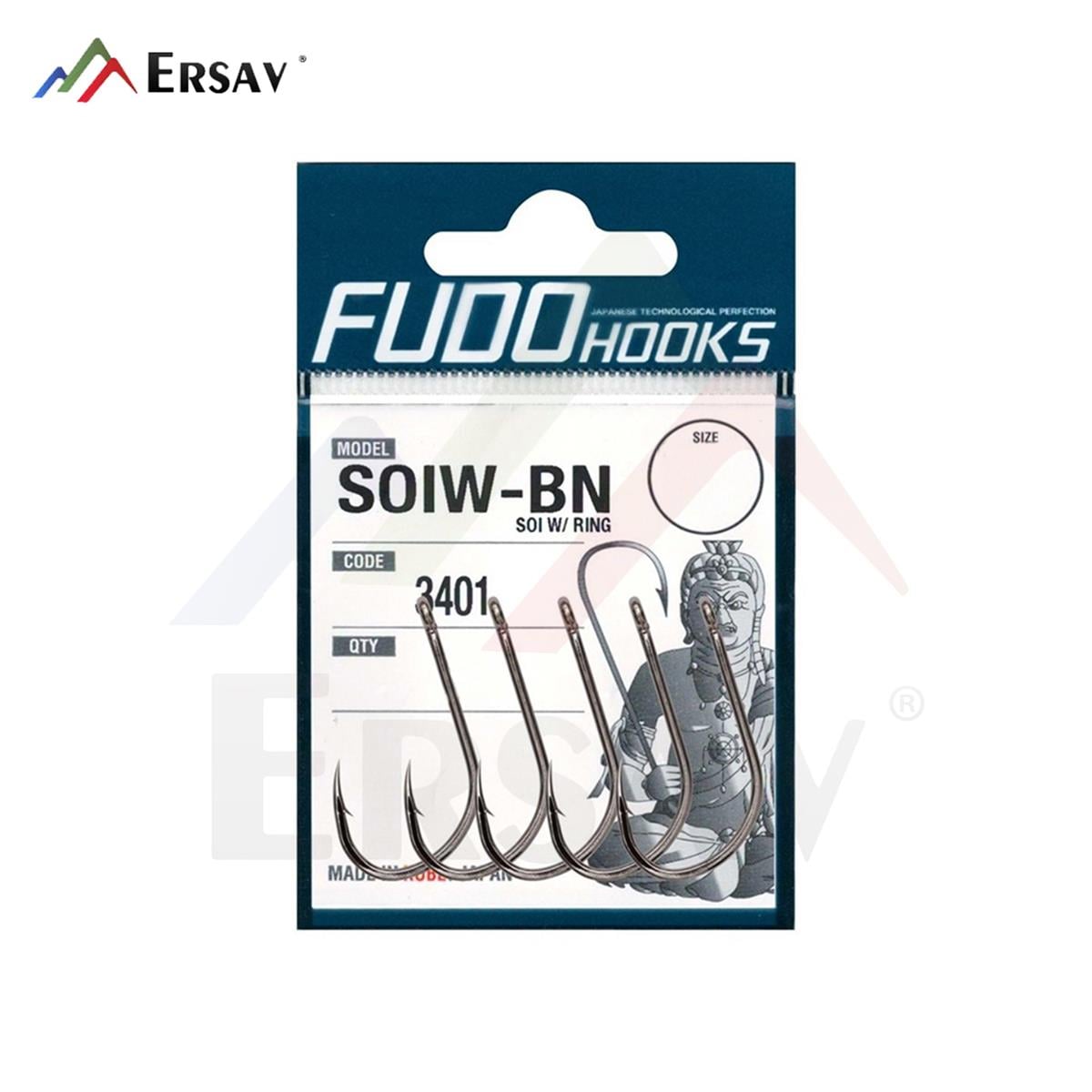 Fudo Hooks SOIW-BN 3401 Siyah İğne No:11/0