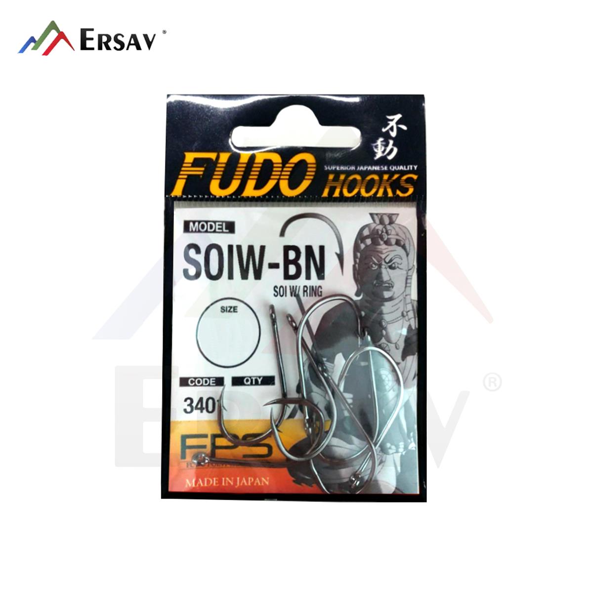 Fudo Hooks SOIW-BN 3401 Siyah İğne No:9/0