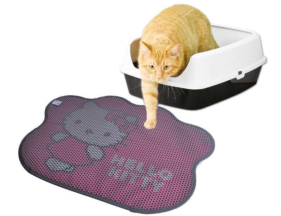 Hello Kity Çift Katmanlı Kedi Kumu Paspası Pati